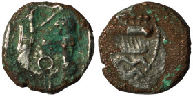 Phoenicia. Arados. (380-350 BC). AR 1/6 Stater. 9mm, 0,59g