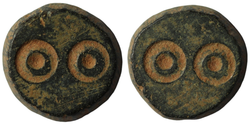 islamic bronze weight. 12mm, 4,17g