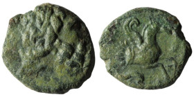 Mysia. Lampsakos. (4th-3rd Century BC) Æ Bronze. (16mm, 2,57g) Obv: head of Zeus right. Rev: forepart of Pegasus right.