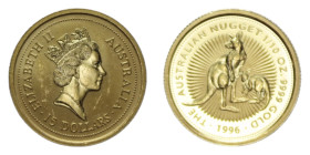AUSTRALIA ELISABETTA II 15 DOLLARS 1996 CANGURO AU. 3,15 GR. PROOF