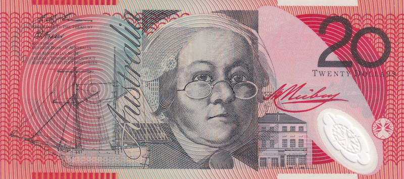 Australia, 20 Dollars, 1994, UNC, p53a, Polymer
Estimate: USD 40-80