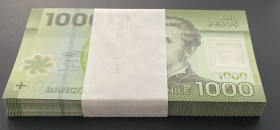 Chile, 1.000 Pesos, 2020, UNC, p161, BUNDLE, (Total 100 Banknotes), Polymer
Estimate: USD 100-200
