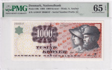 Denmark, 1.000 Kroner, 1998, UNC, p59b, PMG 65 EPQ
Estimate: USD 500-1.000