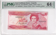 East Caribbean States, 1 Dollar, 1988/1989, UNC, p21u, PMG 64 EPQ, Queen Elizabeth II. Potrait
Estimate: USD 40-80