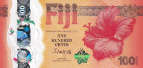 Fiji, 100 Cents, 2023, UNC, p124, Commemorative and Polymer Banknote
Estimate: USD 20-40