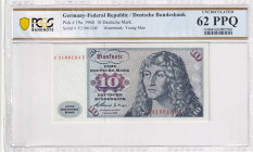 Germany - Federal Republic, 10 Deutsche Mark, 1960, UNC, p19a
Estimate: USD 30-60
