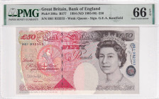 Great Britain, 50 Pounds, 1994, UNC, p388a, PMG 66 EPQ, Queen Elizabeth II. Potrait
Estimate: USD 100-200