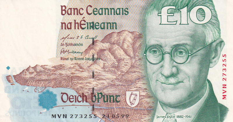 Ireland, 10 Pounds, 1999, XF, p76b
Estimate: USD 20-40