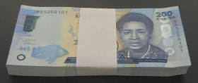 Malawi, 200 Kwacha, 2022, UNC, p65A, BUNDLE, (Total 100 Banknotes)
Estimate: USD 50-100