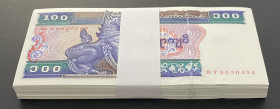 Myanmar, 100 Kyats, 1994, UNC, p74a, BUNDLE, (Total 100 Banknotes)
Estimate: USD 30-60