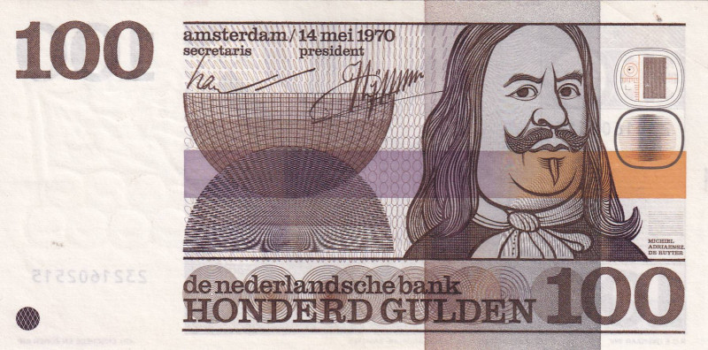 Netherlands, 100 Gulden, 1970, AUNC(-), p93a, Light handling
Estimate: USD 200-4...