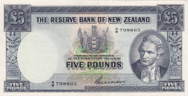 New Zealand, 5 Pounds, 1940/1967, XF(+), p160b
Estimate: USD 40-80