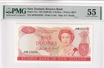 New Zealand, 5 Dollars, 1989/1992, AUNC, p171c, PMG 55
Estimate: USD 30-60