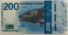 Norway, 200 Kroner, 2016, UNC, p55
Estimate: USD 25-50