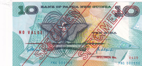Papua New Guinea, 10 Kina, 1988/1998, UNC(-), p9s, SPECIMEN
Estimate: USD 25-50