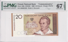 Poland, 20 Zlotych, 2009, UNC, p180a, PMG 67 EPQ, High Condition, Commemorative
Estimate: USD 75-150