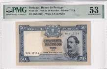 Portugal, 50 Escudos, 1955, AUNC, p160, PMG 53
Estimate: USD 100-200