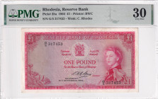 Rhodesia, 1 Pound, 1964, VF, p25a, PMG 30, Queen Elizabeth II. Potrait
Estimate: USD 150-300