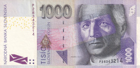 Slovakia, 1.000 Korun, 2002, VF(+), p42
Estimate: USD 30-60