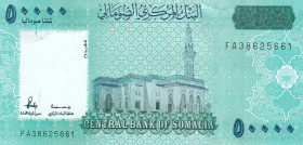 Somalia, 50.000 Shilin Soomaali, 2010, UNC, p43
Estimate: USD 25-50