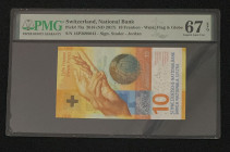 Switzerland, 10 Franken, 2016, UNC, p75a, PMG 67 EPQ, High condition

Estimate: USD 50-100