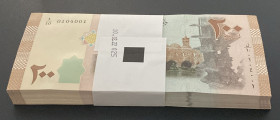 Syria, 200 Pounds, 2021, UNC, p113, BUNDLE, (Total 100 Banknotes)
Estimate: USD 20-40