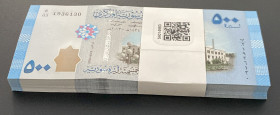 Syria, 500 Pounds, 2013, UNC, p115, BUNDLE, (Total 100 Banknotes)
Estimate: USD 20-40