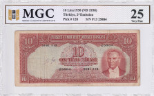 Turkey, 10 Lira, 1938, VF, p128, 2.Emission, MGC 25
Estimate: USD 250-500
