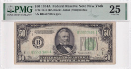 United States of America, 50 Dollars, 1934, VF, p432Da, PMG 25, Federal Reserve Note
Estimate: USD 100-200