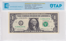 United States of America, 1 Dollar, 2017, UNC, p544, TAP
Estimate: USD 25-50