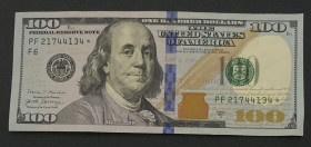 United States of America, 100 Dollars, 2017, VF, p548, REPLACEMENT
Estimate: USD 100-200