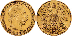 Franz Joseph I., 10 Kronen 1896, Vienna