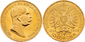 Franz Joseph I., 10 Kronen 1848-1908, Vienna