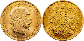 Franz Joseph I., 20 Kronen 1895, Vienna