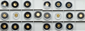 Lot of gold coins