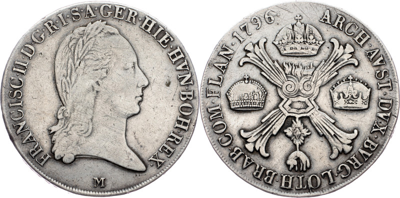 Franz I. (II.), 1 Thaler 1796, M, Milan Franz I. (II.), 1 Thaler 1796, M, Milan,...