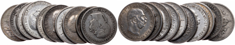 Franz Joseph I., 1 Krone 1893-1916, Vienna Franz Joseph I., 1 Krone 1893-1916, V...