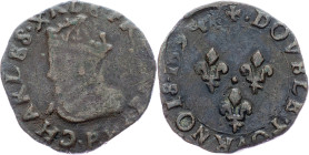 Charles X., Double Tournois 1594