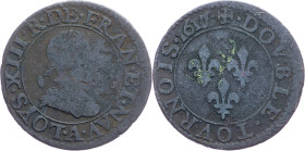 France, Double Tournois 1617