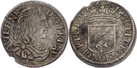 France, 1/12 Ecu 1661