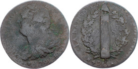 Louis XVI., 2 Sols 1792, BB