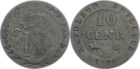 Napoleon I., 10 Centimes 1810, B