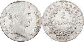 Napoleon I., 5 Francs 1812, W