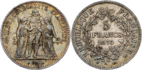 France, 5 Francs 1876, A