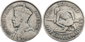 New Zealand, 1 Shilling 1935
