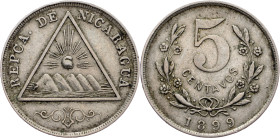 Nicaragua, 5 Centavos 1899