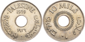 British Mandate, 10 Mils 1939, London