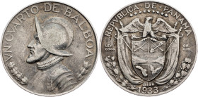 Panama, 1/4 Balboa 1933