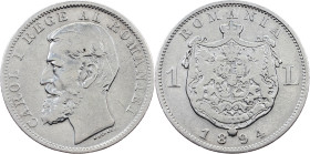 Carol I., 1 Leu 1894, Brussels
