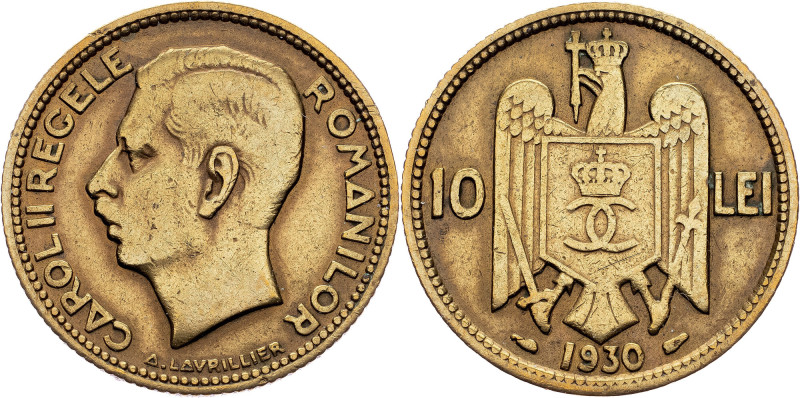 Romania, 10 Lei 1930 Romania, 10 Lei 1930, KM# 49; VF+

Grade: VF+